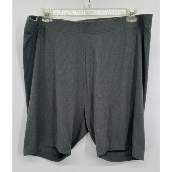Old Navy Pants - Old Navy Womens  Pull-On High Rise Sweat Shorts Elastic Waist Size 3X Gray